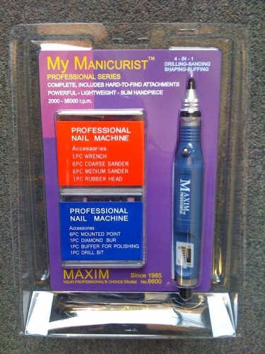 NEW - MY MANICURIST PRO Powerful Nail Drill w/ Bits Acrylics Gels