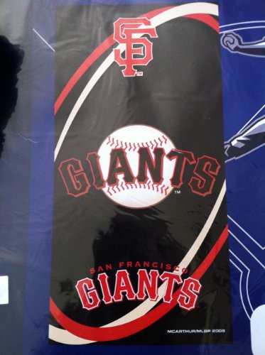 MLB San Francisco Giants Fiber Reactive Beach Bath Towel