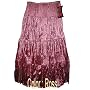 Ladies Sizes S/M/L/XL Filament Velour Knit Crussed Pannier Full Tier Skirts