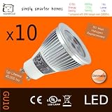 7W GU10 Lamp, neutral white, dimmable, trade pack
