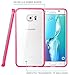 Galaxy S6 Edge Plus Case, i-Blason [Scratch Resistant] Halo Series Hybrid Clear Case/Cover with TPU Bumper for Samsung Galaxy S6 Edge Plus + (Clear/Pink)