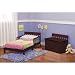 Delta Enterprise TODDLER BED & TOY BOX SET Black Cherry