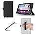 ProCase LG G Pad 7.0 Case - Tri-Fold Book Folio Cover Case Exclusive for 7 inch LG G Pad Tablet (V400), Built-in Stand, with Hand Strap, Bonus procase Stylus Pen (Black)