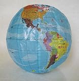Paper Balloon- Globe (6 Inch Diameter)