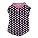 Quality Fashion Pet Puppy Dog Clothes pet dog puppy T shirt -purple dot