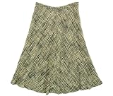 Jones New York Skirt, Long Textured Plaid Gored