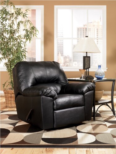 Sydney - Black Rocker Recliner by Ashley Furniture