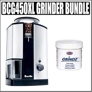 Breville BCG450XL Ikon Conical Burr Grinder +Cleaner Bundle by Breville