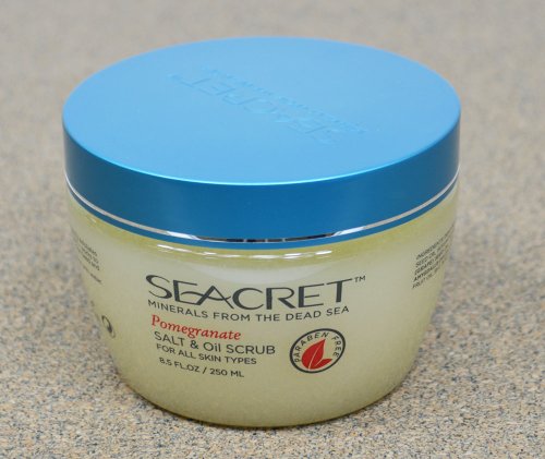 Seacret Salt & Oil Scrub (Pomegrante) 8.5fl.oz / 250ml