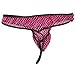 Dong Dian Men's Sexy Leopard Plaid Thongs G-String Briefs Underwear