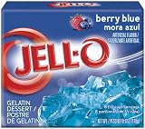 Best Price JELL-O Gelatin Dessert, Berry Blue, 6-Ounce Boxes (Pack of 4)