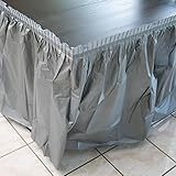 Silver Table Skirt