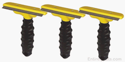 3-PACK FURminator (LARGE) 4 wide edge
