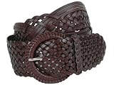 Genuine Leather Braided Woven Belt
