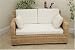 CONSERVATORY FURNITURE DOUBLE SOFA PADSTOW