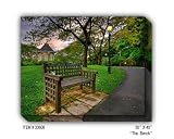 THE BENCH - Gallery Wrapped, Stretched Canvas Photograph