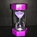 VStoy Security Fashion Hourglass 15 Minutes Sand Timer -Purple