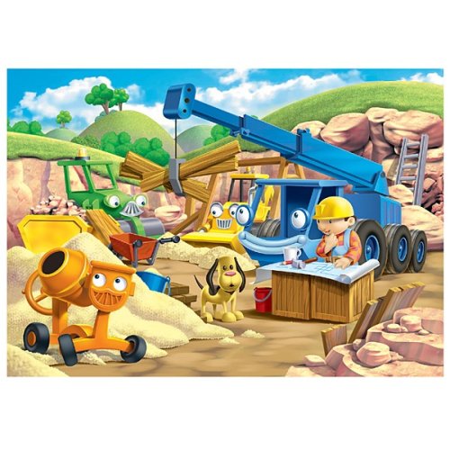 51oLg8DsMWL Ravensburger Bob the Builder Construction Site   24 Piece floor Puzzle