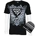 Search : Superman Fashion Combo Layered Look Men's T-Shirt with Knit Cap