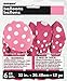 Unique Polka Dots Hot Pink Latex Balloons - 12
