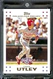 2007 Topps Opening Day #99 Chase Utley Phillies - Mint Condition - Shipped in Protective Display Case !