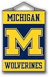 Set of 2 Set of 2 Michigan Wolverines 28X40 Indoor Banner Scroll - NCAA