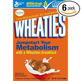 Wheaties Cereal, 10.9-Ounce Box (Pack of 6)