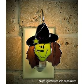 SWITCHABLES Stained Glass Night Light COVER - WITCH SW098 - LIGHT FIXTURE SOLD SEPARATELY by Switchables