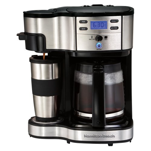Hamilton Beach 49980Z Scoop 2 Way Digital Coffeemakerperp Brews One Cup Or A 12 Cup Carafe