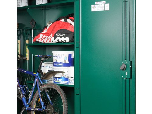 Large Metal Cycle Shed: The Gladiator Bicycle Store (Flat packed)