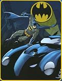 New BATMAN Royal Plush Raschel Throw Blanket Twin Size
