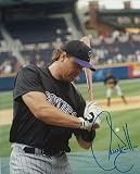 Larry Walker Autographed/Hand Signed Colorado Rockies 8x10 Photo