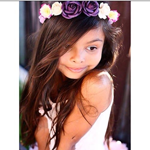 A Beautiful Baby Flower Crown Pink Boho Flower Crown Wedding Crown Flower Girl Crown Birthday Crown Custom Design Children &amp; Adult Flower Crown