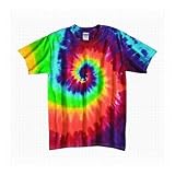 Tie Dye Mania Youth Retro Rainbow Swirl Tie-Dye S/S T - X-Small