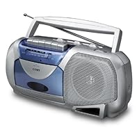 Coby CX144 Portable AM/FM Cassette Player/Recorder