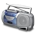 Coby CX144 Portable AM/FM Cassette Player/Recorder