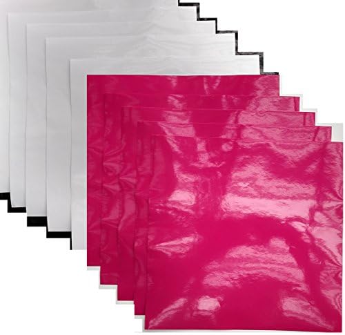 MI Vinyl Color Pack - Pink, White 10-pack - 5 of each color adhesive vinyl sheets glossy - 12x12 outdoor quality