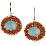 Eva Hanusova Cocoon Coral Crochet Earrings