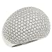 Jewelry : Ladies Round Pave Diamond Domed Ring 4.57cttw