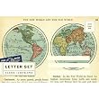 Globe Cavallini Letter Set Cards with Envelopes