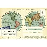 Globe Cavallini Letter Set Cards with Envelopes