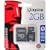 Kingston 2GB Micro-SD Memory Card (with Adapters) Kit for LG KM900, KT610, KC910, KP500, KF900, KU990, KC780, KF750, Shine, Incite, Prada, and Other Mobile Phones