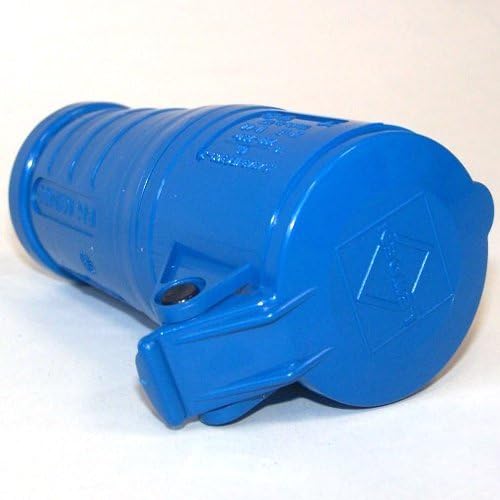 Lewden 3 Pin Caravan Mains Hook Up Coupler Adapter Lead Plug 16A 240v