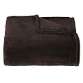 Microplush Blanket - Chocolate
