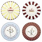 Gorham Merry Go Round Pat-A-Cake Dessert Plates - Set(s) Of 4