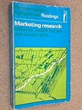 Marketing research: selected readings