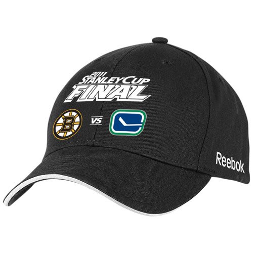  ... Vancouver Canucks Black 2011 Stanley Cup Final Dueling Adjustable Hat