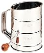 Mrs. Anderson's 3-Cup Stainless-Steel Crank Flour Sifter