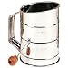 Mrs. Anderson's Baking 3-cup Stainless Steel Crank Flour Sifter