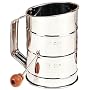 Mrs. Anderson's 3-Cup Stainless-Steel Crank Flour Sifter